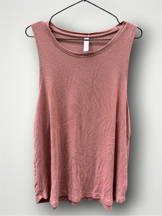 Athleta Tops - (2/$15) Athleta Well Rested Rib Sleep Tank Mauve / Blush Pink
